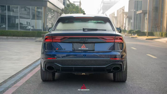 Audi RSQ8 2021 2022 2023 2024 with Aftermarket Parts - AE Roof Spoiler Pre-preg Carbon Fiber from ArmorExtend