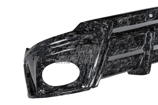 Audi RSQ8 2021 2022 2023 2024 SQ8 Q8 (requires you to upgrade the exhaust tips to RSQ8 version) 2020 2021 2022 2023 2024 with Aftermarket Parts - AE Rear Diffuser Pre-Preg Carbon Fiber from ArmorExtend