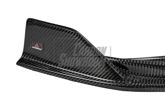 Audi S4 / A4 (With s-line Bumper, does not fit base model) B9.5 2020-ON with Aftermarket Parts - AE V2 Carbon Fiber & ABS Front Lip from ArmorExtend