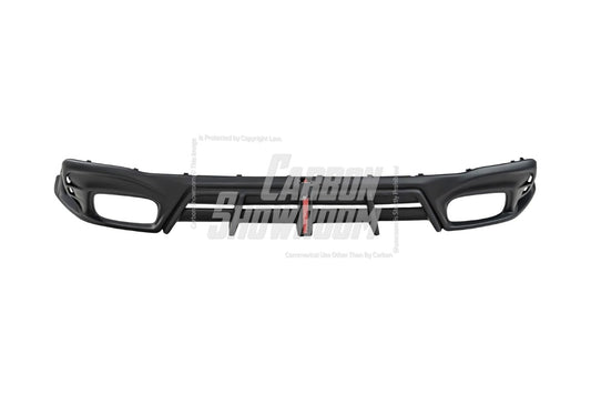 Audi S4 / A4 (With S-line Bumper) B9.5 2020 2021 2022 2023 2024 with Aftermarket Parts - AE / Plustic Style Rear Diffuser & Canards Carbon Fiber / ABS