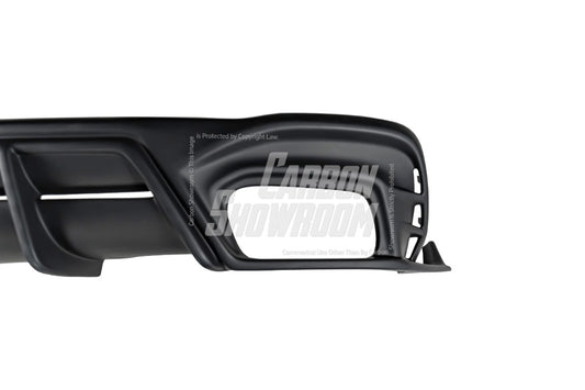 Audi S4 / A4 (With S-line Bumper) B9.5 2020 2021 2022 2023 2024 with Aftermarket Parts - AE / Plustic Style Rear Diffuser & Canards Carbon Fiber / ABS