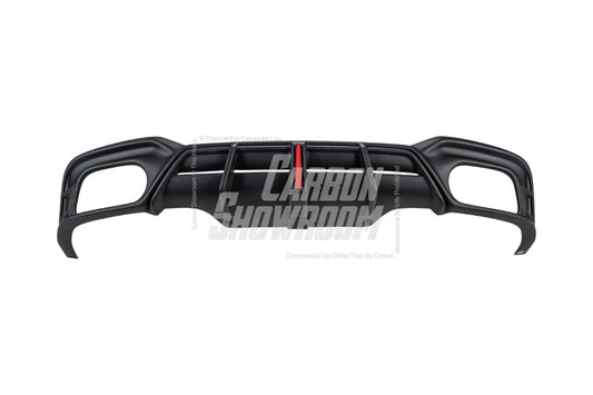 Audi S5 A5 (with s-line bumper, does not base model) B9.5 2020-ON with Aftermarket Parts - AE Style Rear Diffuser & Canards ABS from ArmorExtend