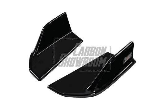 Audi S5 A5 (with s-line bumper, does not base model) B9.5 2020-ON with Aftermarket Parts - AE Style Rear Diffuser & Canards ABS from ArmorExtend