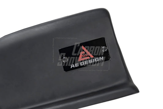 Audi S5 A5 (with s-line bumper, does not base model) B9.5 2020-ON with Aftermarket Parts - AE Style Rear Diffuser & Canards ABS from ArmorExtend