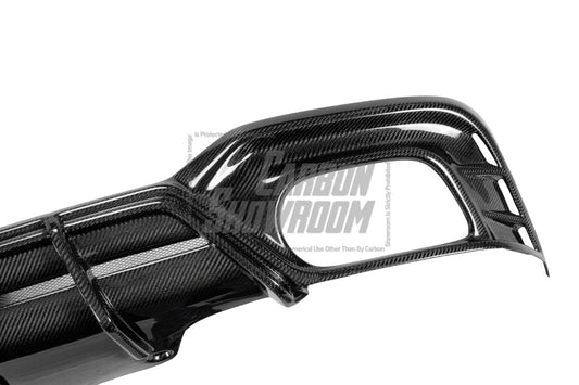Audi S5 A5 (with s-line bumper, does not base model) B9.5 2020 2021 2022 2023 2024 with Aftermarket Parts - AE Rear Diffuser & Canards Carbon Fiber from ArmorExtend