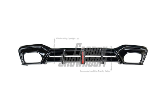 Audi S5 A5 (with s-line bumper, does not base model) B9.5 2020-ON with Aftermarket Parts - AE Style Rear Diffuser & Canards ABS from ArmorExtend