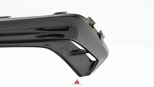 Audi S7 A7 (with S-bumper) C8 2019-ON with Aftermarket Parts - AE ART Rear Diffuser & Canards Dry Pre-preg Carbon Fiber from ArmorExtend