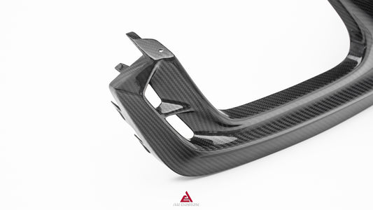 Audi S7 A7 (with S-bumper) C8 2019-ON with Aftermarket Parts - AE ART Rear Diffuser & Canards Dry Pre-preg Carbon Fiber from ArmorExtend