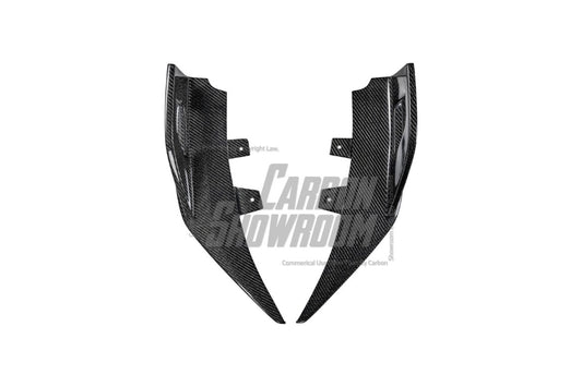 BMW 2 Series G42 230i (With M-Package Bumper) M240i 2022 2023 2024 with Aftermarket Parts - AE Style Rear Diffuser & Canards Carbon Fiber from ArmorExtend
