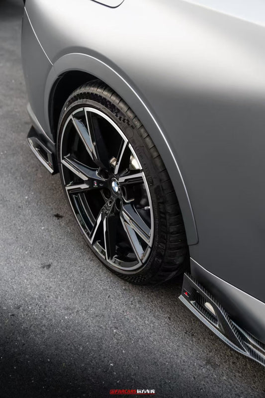 BMW 2 Series G42 230i M240i 2022 2023 2024 with Aftermarket Parts - AE Style Side Skirts Pre-preg Carbon Fiber from ArmorExtend