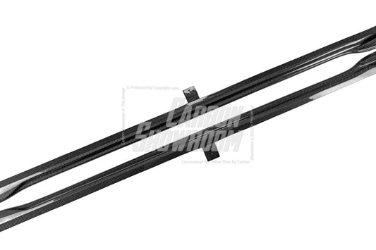 BMW 2 Series G42 230i M240i 2022 2023 2024 with Aftermarket Parts - AE Style Side Skirts Carbon Fiber from ArmorExtend