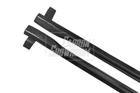 BMW 2 Series G42 230i M240i 2022 2023 2024 with Aftermarket Parts - AE Style Side Skirts Carbon Fiber from ArmorExtend