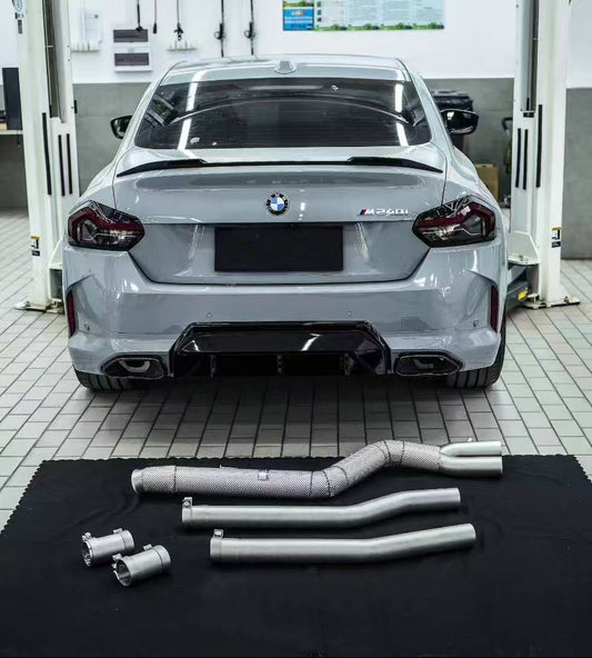 BMW 2 Series M240 G42 2022-ON with Aftermarket Parts - Midpipe Exhaust?Stainless Steel / Titanium from?ArmorExtend