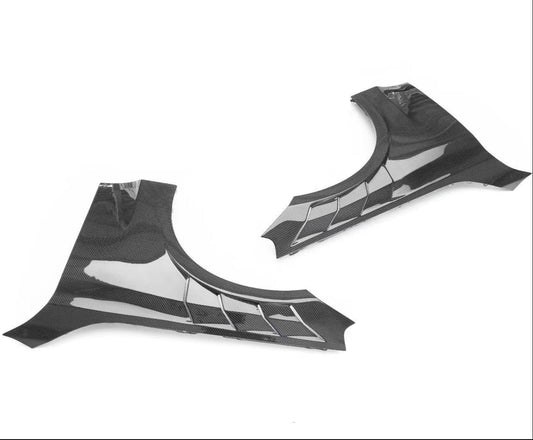 BMW 2 Series M240i 230i G42 2020-ON with Aftermarket Parts - ART Front Fenders Dry Pre-preg Carbon from ArmorExtend