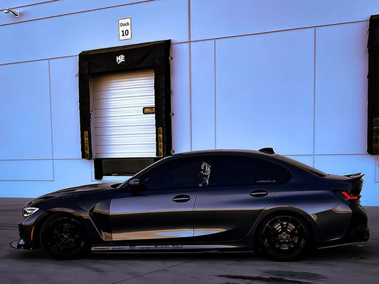 BMW 3 Series 330i M340i G20 G21 (Fits both Pre-LCI & LCI) 2019 2020 2021 2022 2023 2024 with Aftermarket Parts - AE Style Front Fenders Carbon Fiber from ArmorExtend