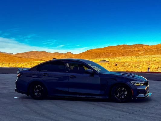 BMW 3 Series 330i M340i G20 G21 (Fits both Pre-LCI & LCI) 2019 2020 2021 2022 2023 2024 with Aftermarket Parts - AE Style Front Fenders Carbon Fiber from ArmorExtend