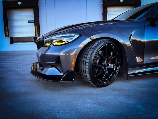 BMW 3 Series 330i M340i G20 G21 (Fits both Pre-LCI & LCI) 2019 2020 2021 2022 2023 2024 with Aftermarket Parts - AE Style Front Fenders Carbon Fiber from ArmorExtend