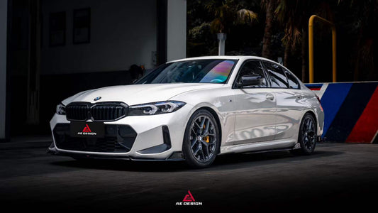 BMW 3 Series G20 330i M340i 2023 2024 LCI with Aftermarket Parts - Plustic Style Side Skirts ABS from ArmorExtend