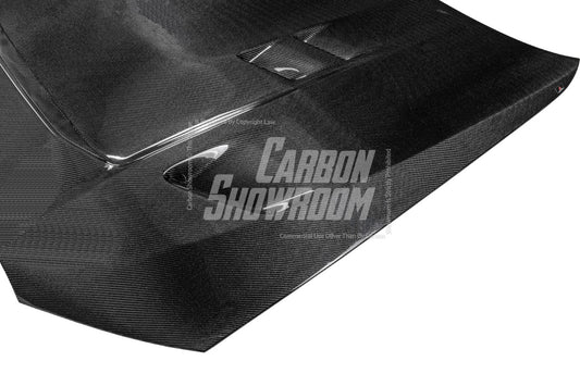 BMW 3 Series M340i 330i G20 G21 (Fits Both Pre-LCI & LCI) 2019-ON with Aftermarket Parts - Vented Hood Bonnet Carbon Fiber from ArmorExtend