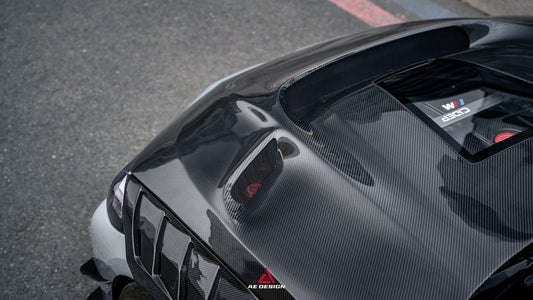 BMW 4 Series M440 430 G22 G23 2020-ON & 4 Series M440 430 G26 2022-ON with Aftermarket Parts - ART Hood Bonnet Dry Pre-preg Carbon Fiber from ArmorExtend