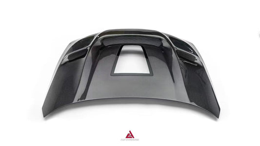BMW 4 Series M440 430 G22 G23 2020-ON & 4 Series M440 430 G26 2022-ON with Aftermarket Parts - ART Hood Bonnet Dry Pre-preg Carbon Fiber from ArmorExtend