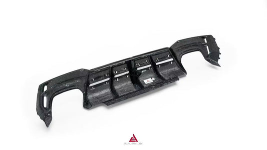 BMW 4 Series M440 430 G22 G23 2020-ON with Aftermarket Parts - ART Rear Diffuser & Canards Dry Pre-preg Carbon Fiber from ArmorExtend