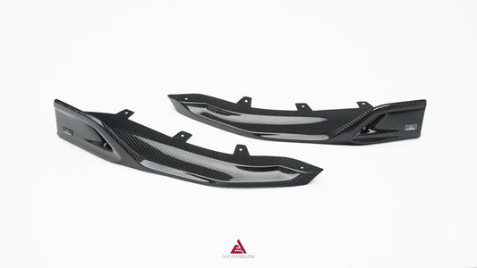 BMW 4 Series M440 430 G22 G23 2020-ON with Aftermarket Parts - ART Rear Diffuser & Canards Dry Pre-preg Carbon Fiber from ArmorExtend