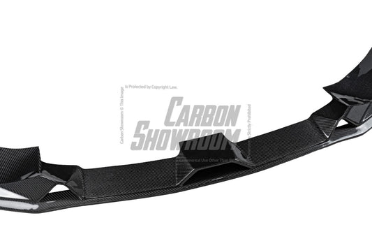 BMW 8 Series M850i 840i (With M-Package Bumper) G14 G15 G16 2018 2019 2020 2021 2022 2023 2024 with Aftermarket Parts - AE Style Front Canards Carbon Fiber from ArmorExtend