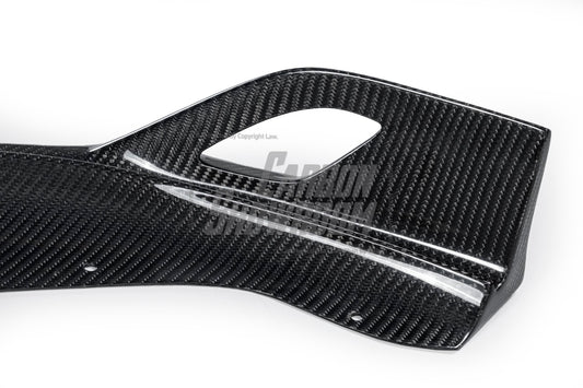 BMW 5 Series M550i 540i (With M-Package Bumper) G30 G31 LCI 2021 2022 2023 2024 with Aftermarket Parts - AE Style Front Lip Carbon Fiber from ArmorExtend