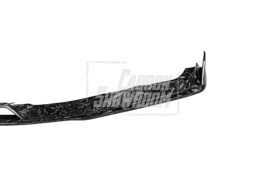 BMW M3 G80 G81 2021 2022 2023 2024 & M4 G82 G83 2021 2022 2023 2024 with Aftermarket Parts - AE V1 Style Front Lip Carbon Fiber from ArmorExtend