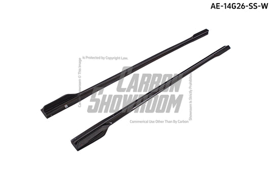 BMW I4 M50 / e Drive 40 & 4 Series Gran Coupe M440i 430i G26 2022 2023 2024 with Aftermarket Parts - AE Style Side Skirts Carbon Fiber from ArmorExtend
