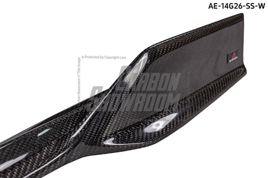 BMW I4 M50 / e Drive 40 & 4 Series Gran Coupe M440i 430i G26 2022 2023 2024 with Aftermarket Parts - AE Style Side Skirts Carbon Fiber from ArmorExtend