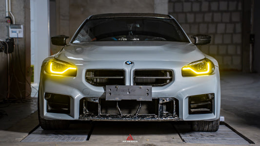 BMW M2/C G87 2023 2024 with Aftermarket Parts - AE Style Lower Grill Carbon Fiber from ArmorExtend