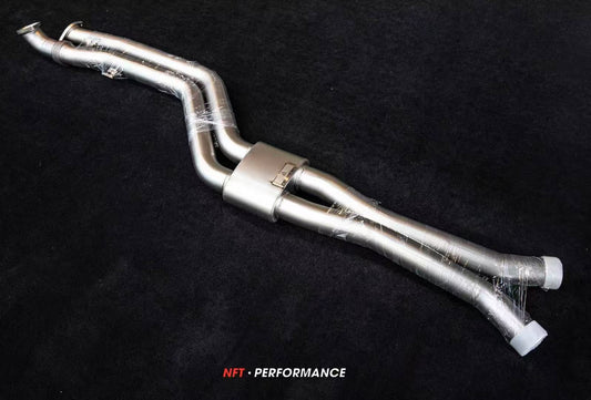 BMW M2C G87 2023-ON (3.0T) with Aftermarket Parts - GT4 Style Midpipe Exhaust Stainless Steel / Titanium from ArmorExtend