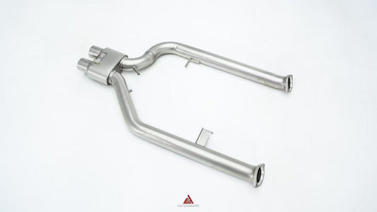 BMW M2C G87 2023-ON (3.0T) with Aftermarket Parts - Midpipe Exhaust Stainless Steel / Titanium from ArmorExtend