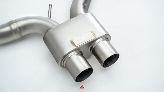 BMW M2C G87 2023-ON (3.0T) with Aftermarket Parts - Midpipe Exhaust Stainless Steel / Titanium from ArmorExtend