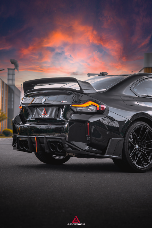 BMW M2/C G87 2023-ON & 2 Series 230i M240i G42 2022 2023 2024 with Aftermarket Parts - ART V1 Style Rear Wing Pre-preg Carbon Fiber from ArmorExtend