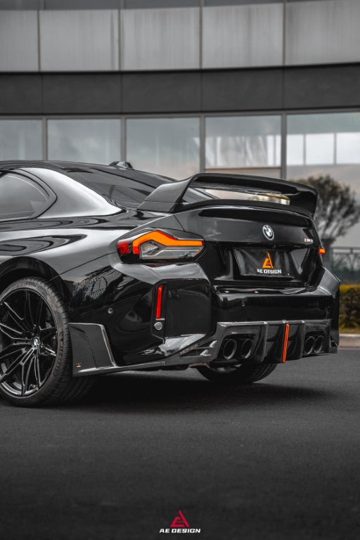 BMW M2/C G87 2023-ON & 2 Series 230i M240i G42 2022 2023 2024 with Aftermarket Parts - ART V1 Style Rear Wing Pre-preg Carbon Fiber from ArmorExtend