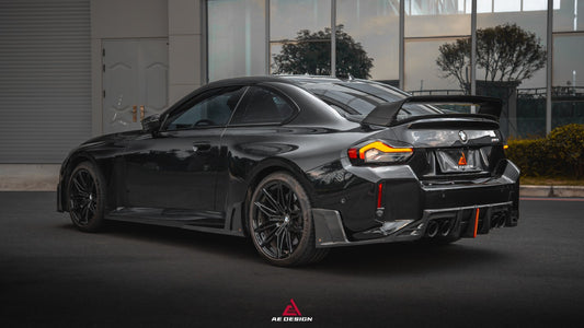 BMW M2/C G87 2023-ON & 2 Series 230i M240i G42 2022 2023 2024 with Aftermarket Parts - ART V1 Style Rear Wing Pre-preg Carbon Fiber from ArmorExtend