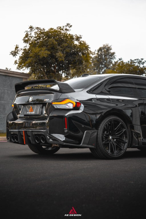 BMW M2/C G87 2023-ON & 2 Series 230i M240i G42 2022 2023 2024 with Aftermarket Parts - ART V1 Style Rear Wing Pre-preg Carbon Fiber from ArmorExtend