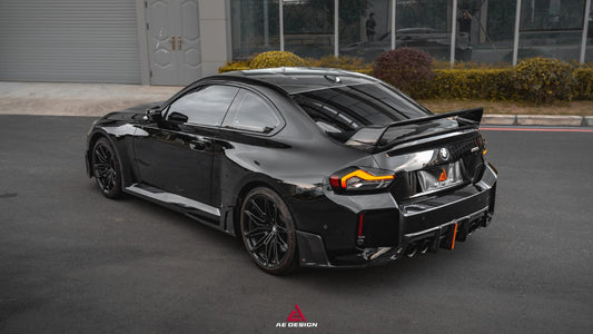 BMW M2/C G87 2023-ON & 2 Series 230i M240i G42 2022 2023 2024 with Aftermarket Parts - ART V1 Style Rear Wing Pre-preg Carbon Fiber from ArmorExtend