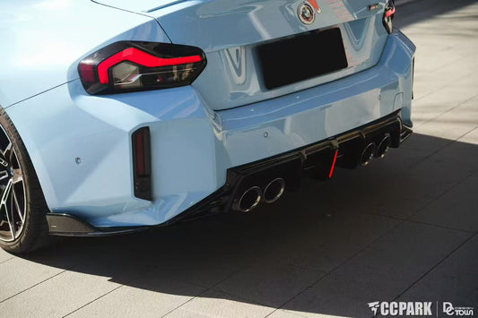BMW M2C M2 G87 2023-ON with Aftermarket Parts - Rear Diffuser & Canards ABS from ArmorExtend