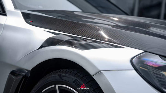 BMW M2 M2CS G87 2023-ON & 2 Series 230i M240i G42 2022-ON with Aftermarket Parts - ART Vented Transparent Glass V2 Style Hood Bonnet Double-sided Dry Pre-preg Carbon Fiber from ArmorExtend