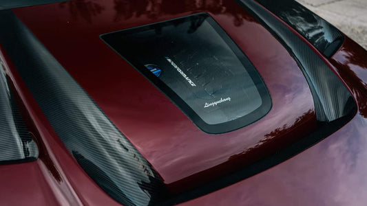 BMW M2 M2CS G87 2023-ON & 2 Series 230i M240i G42 2022-ON with Aftermarket Parts - ART Vented Transparent Glass V2 Style Hood Bonnet Double-sided Dry Pre-preg Carbon Fiber from ArmorExtend