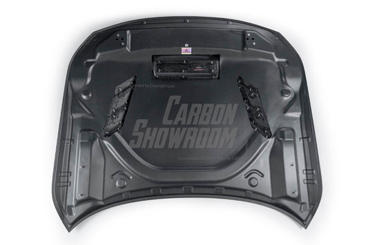 BMW M2 / C G87 2023 2024 & 2 Series 230i M240i G42 2022 2023 2024 with Aftermarket Parts - AE Style Hood Bonnet Double-sided Carbon Fiber from ArmorExtend