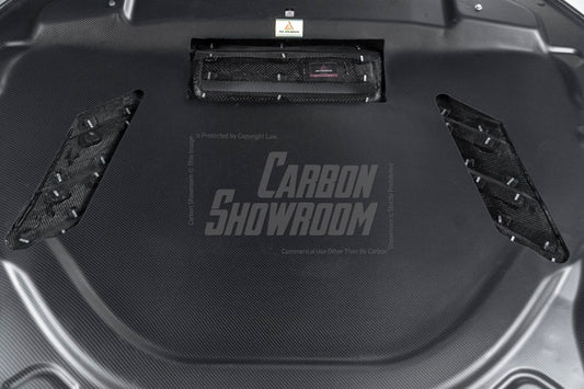 BMW M2 / C G87 2023 2024 & 2 Series 230i M240i G42 2022 2023 2024 with Aftermarket Parts - AE Style Hood Bonnet Double-sided Carbon Fiber from ArmorExtend