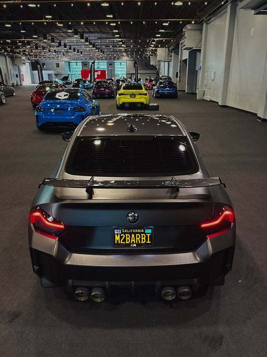 BMW M2 G87 2023-ON & 2 Series M240 230 G42 2022-ON with Aftermarket Parts - MP Style Rear Wing Carbon Fiber/FRP from ArmorExtend