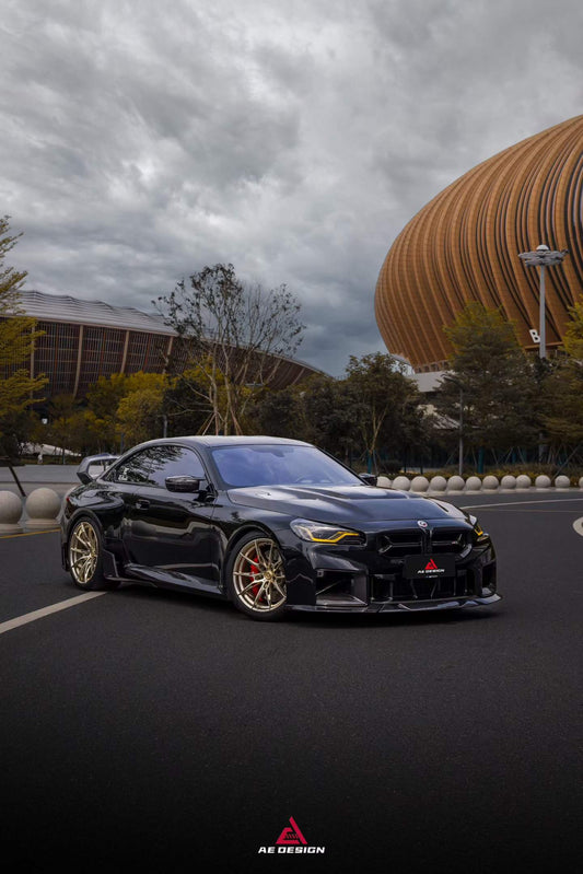 BMW M2 & M2C G87 2023 2024& with Aftermarket Parts - ART Style Side Skirts Pre-preg Carbon Fiber from ArmorExtend