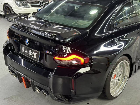 BMW M2 M2C G87 2023-ON & 2 Series 230i M240i G42 2022-ON with Aftermarket Parts - ART V2 Style Carbon Fiber Rear Wing from ArmorExtend