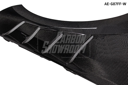 BMW M2 & M2C G87 2023 2024 with Aftermarket Parts - AE Style Front Fenders Carbon Fiber from ArmorExtend